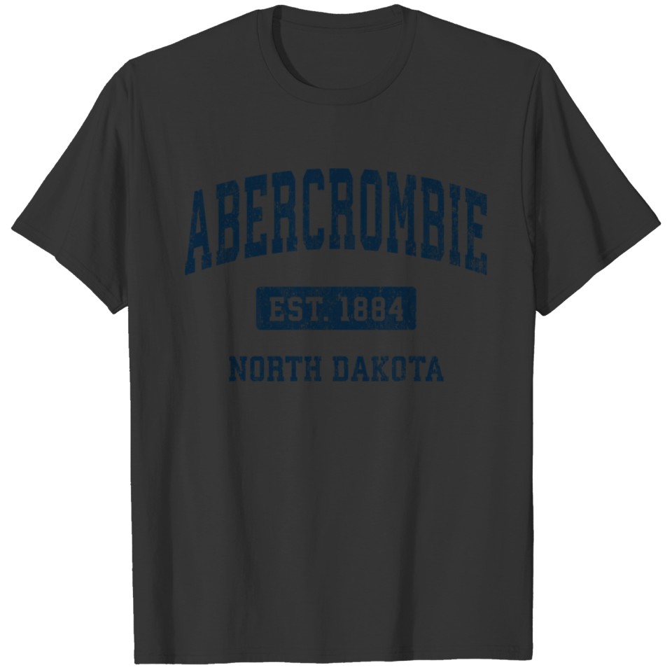 Abercrombie North Dakota Nd Athletic Sports T Shirts
