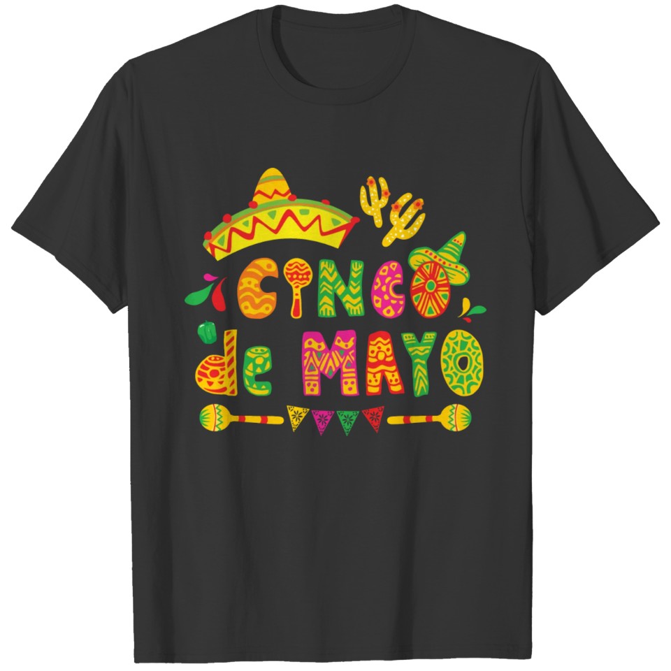 Cinco De Mayo Funny Mexican Party Kids Women Men s T Shirts