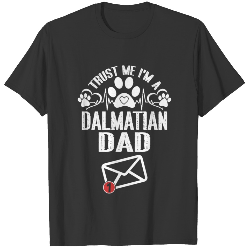 Vintage Dalmatian Dad T Shirts