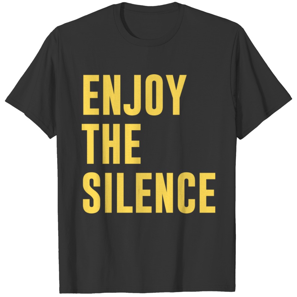 Enjoy The Silence big mustard girl nature T Shirts