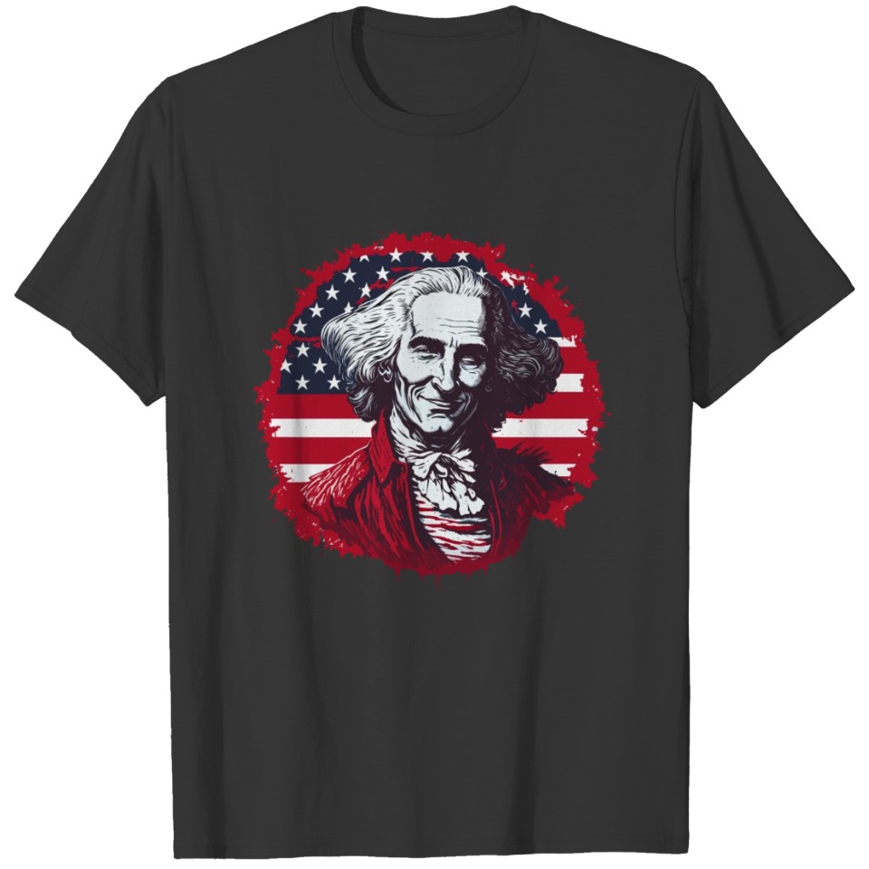 Patriotic Pride US George Washington Men Women USA T Shirts