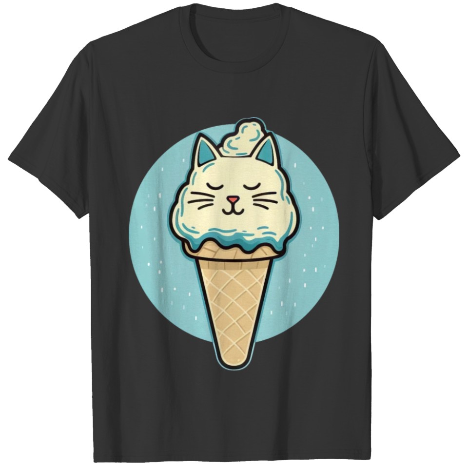 Meow-nilla Ice Cream T Shirts