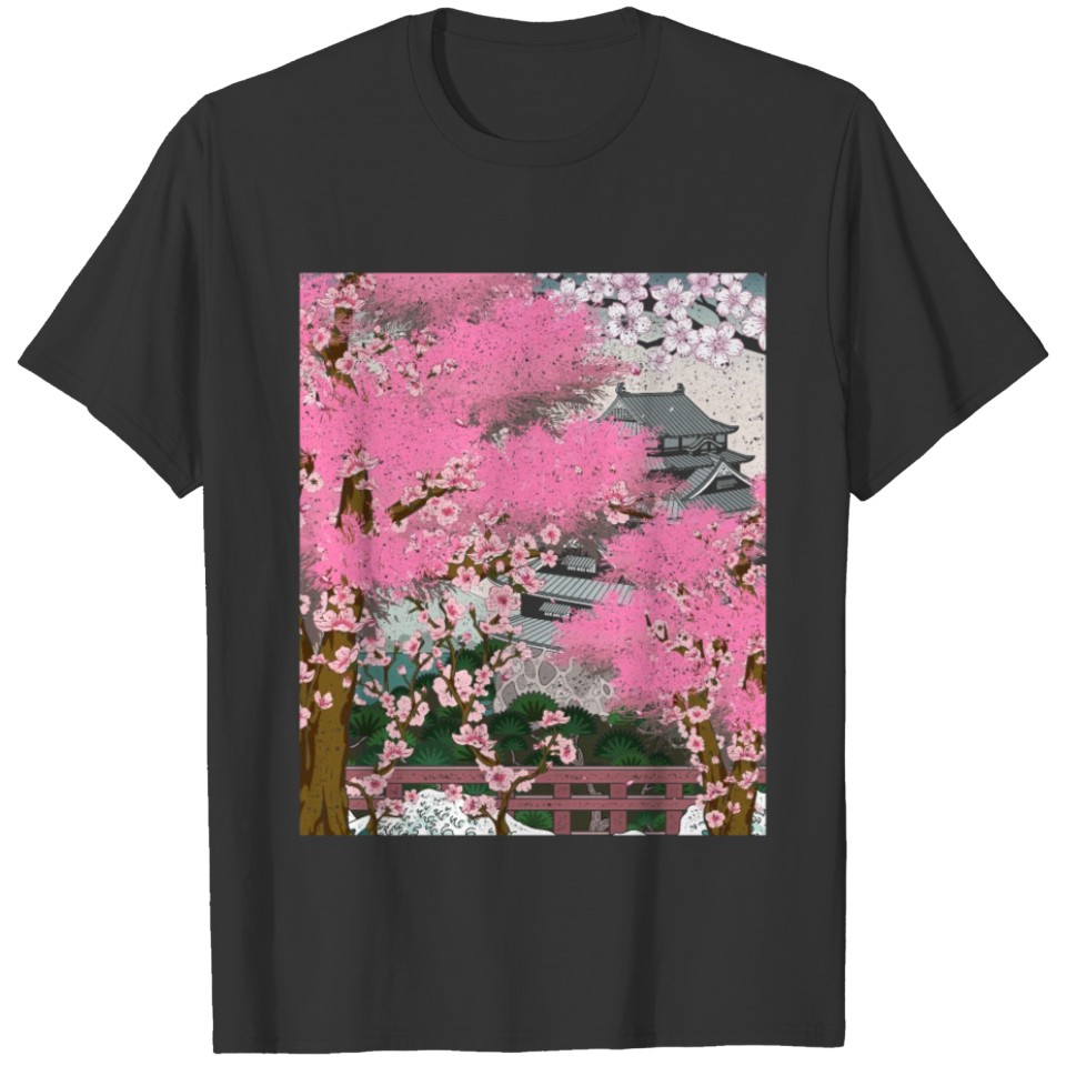 Japan sakura tree gift Japanese cherry blossoms T Shirts