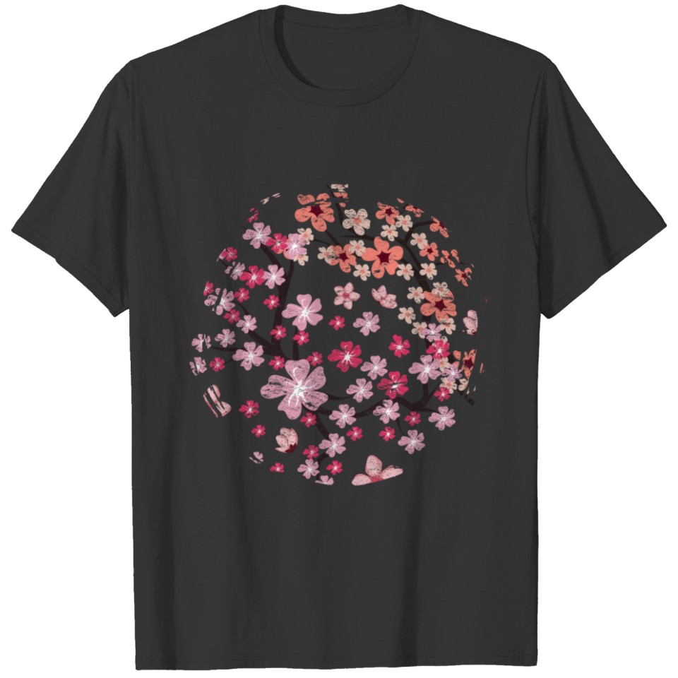 Japanese sakura flower gift Japan cherry blossoms T Shirts