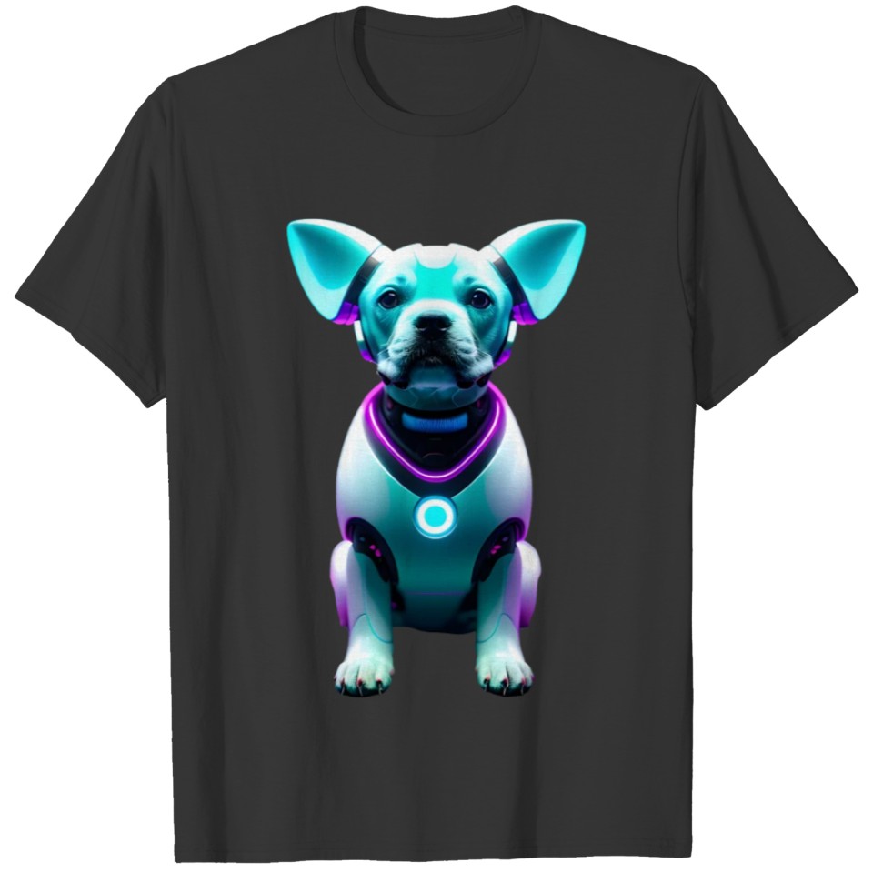 Futuristic robot dog T Shirts
