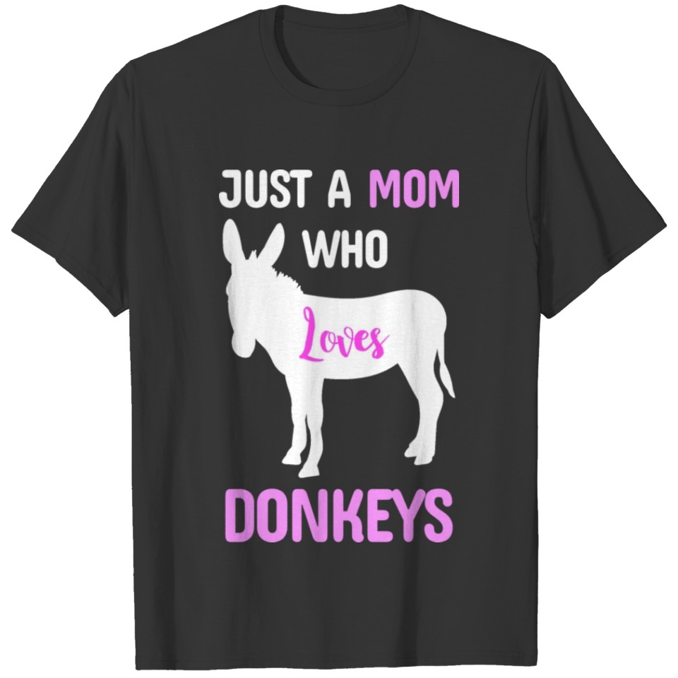 Donkey Mom cool yellow T Shirts
