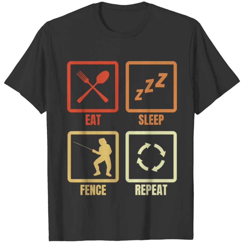 Fencing Routine T Shirts