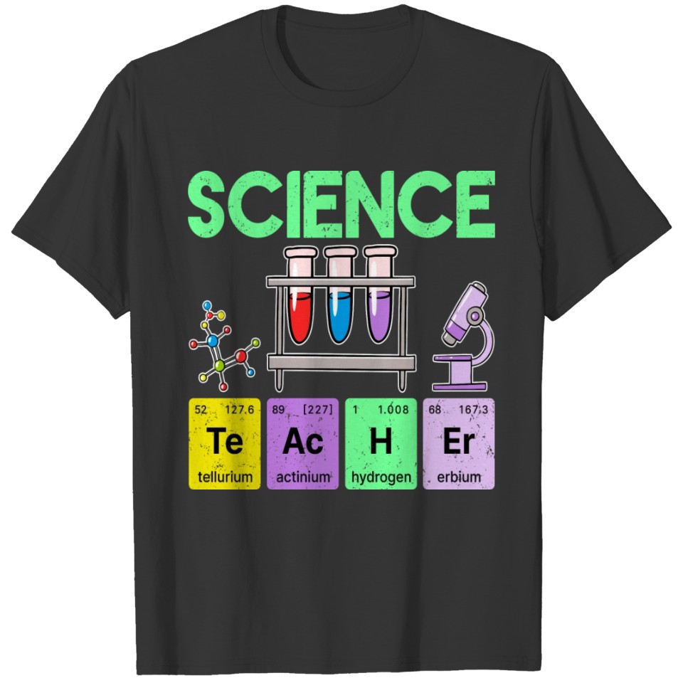 Science Teacher Periodic Table Elements Chemistry T Shirts