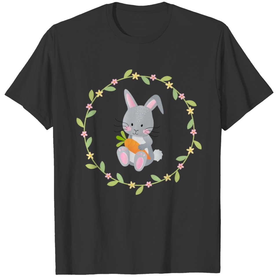 Baby Bunny With Carrot T Shirts