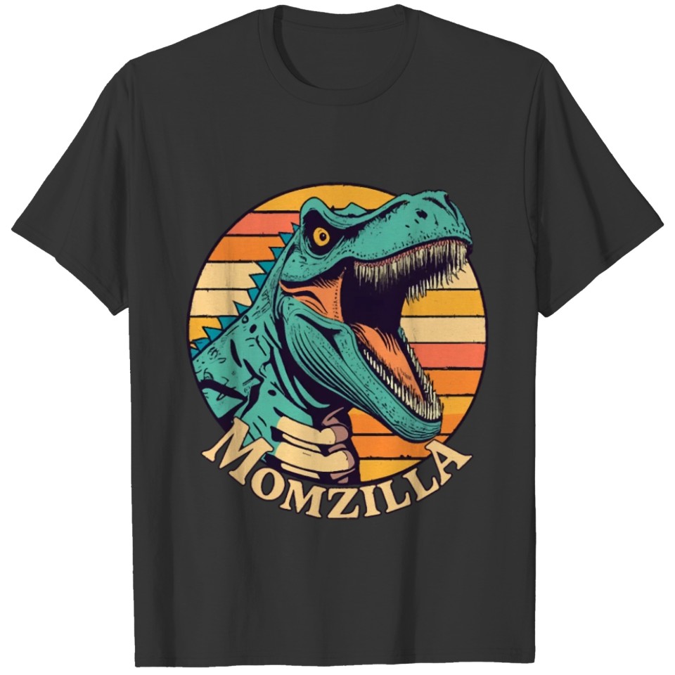 Momzilla Angry Dino Mom T Shirts