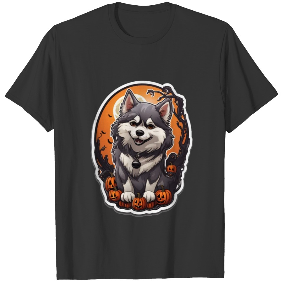 Happy Halloween Pumpkin Dog 45 T Shirts