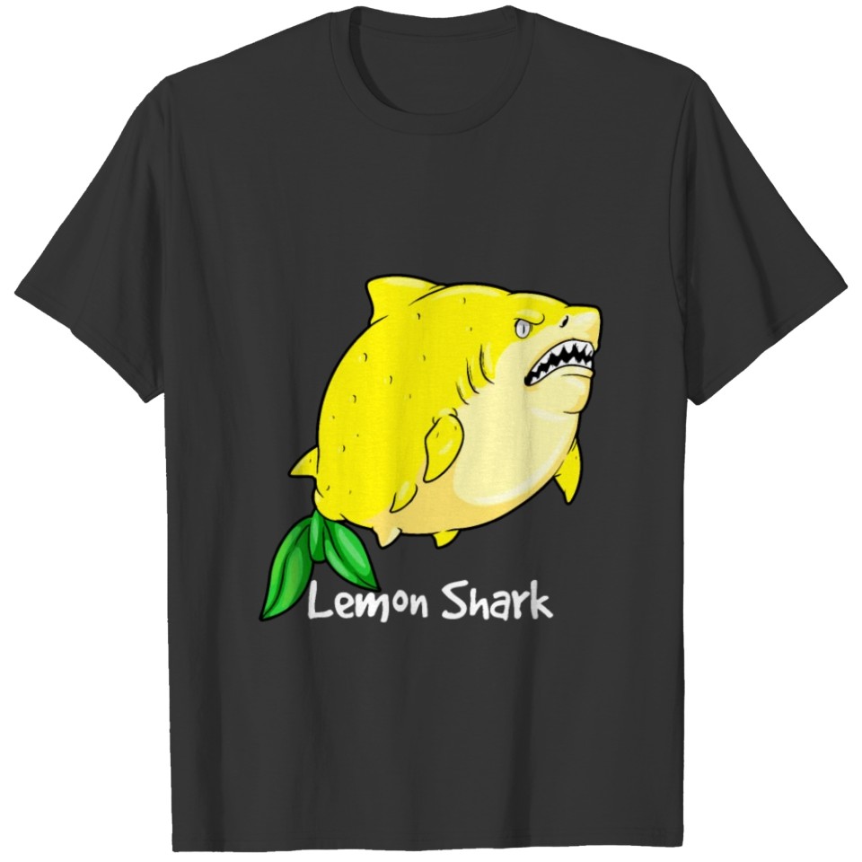Lemon Shark Yellow Animal Pun Megalemon Sharkbambo T Shirts