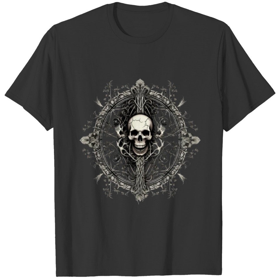Gothic Occult Crow Gothic Black Scene Wicca T Shirts