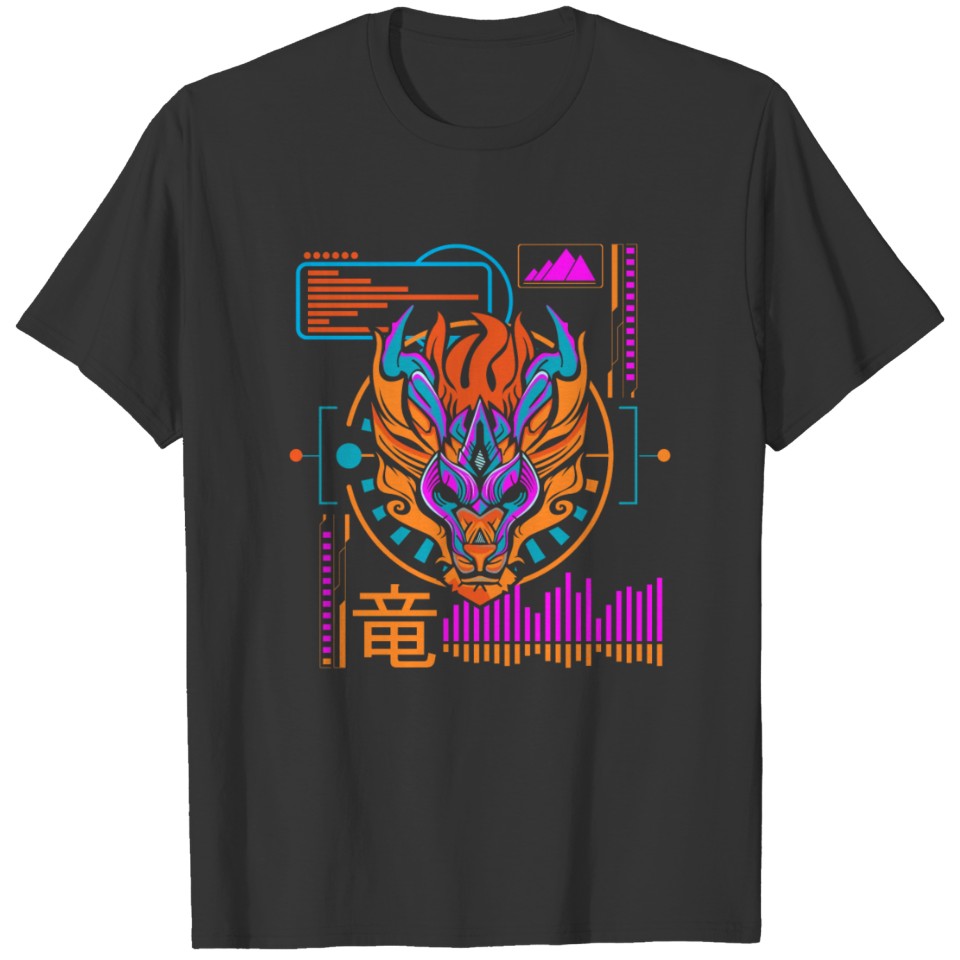 Cyberpunk Cyber Gamer Technology T Shirts