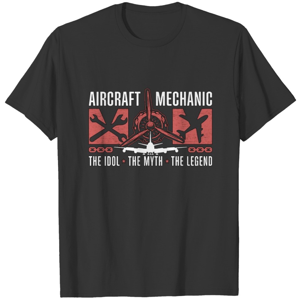 Aircraft Mechanic Mom The Idol Airplane Engineer T Shirts