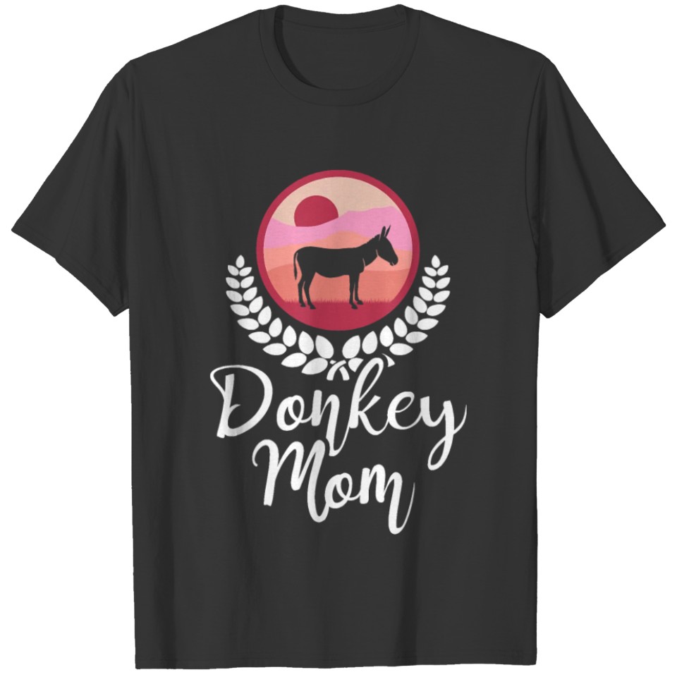 Donkey Mom Zookeeper Animal Lover Mule Farmer T T Shirts
