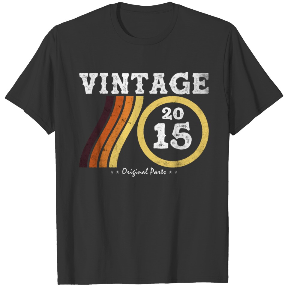 Vintage 2015 - Classic Limited Edition Retro 9 T Shirts