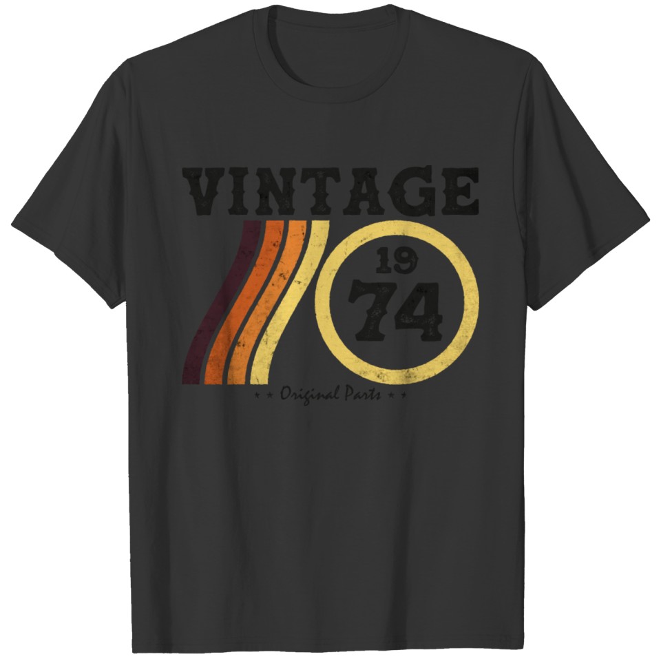 Classic Vintage 1974 - Limited Edition Retro 50 T Shirts
