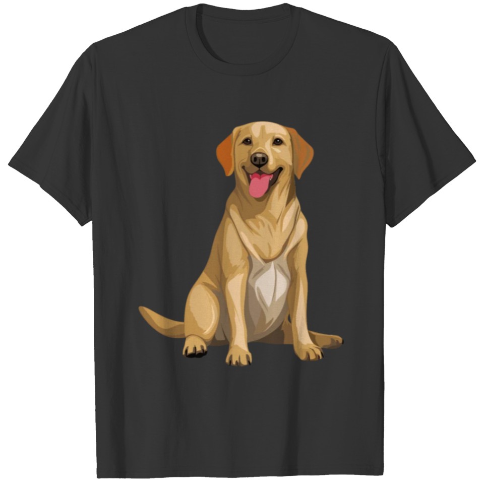 Dog Labrador Retriever brown T Shirts