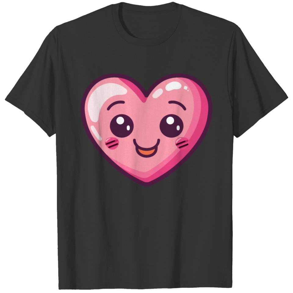 Heart Love Comic Cute Baby T Shirts