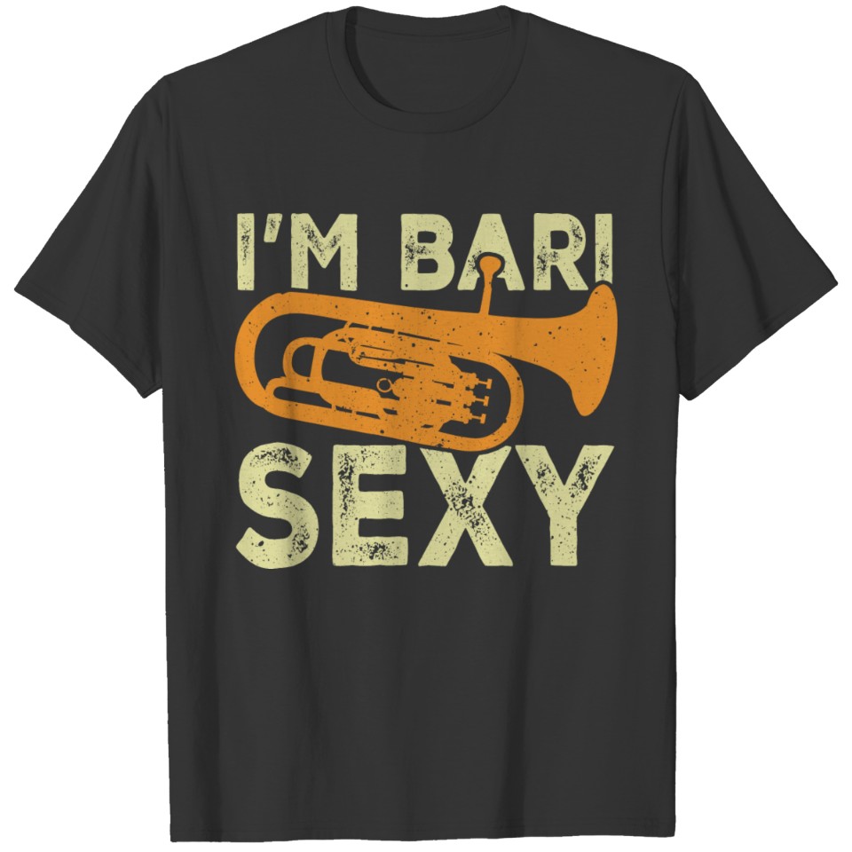 Funny Baritone Horn Pun Marching Band T Shirts