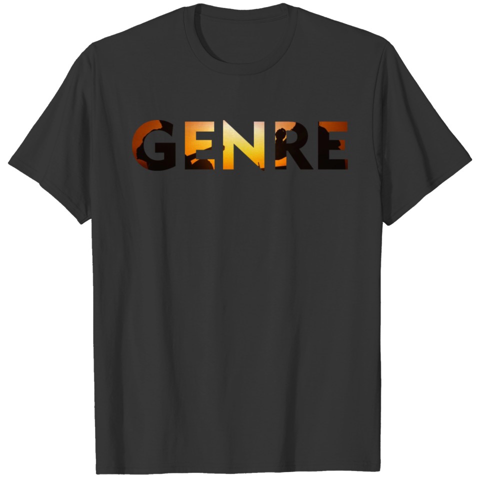 Genre Music Logo Design Abstract T Shirts