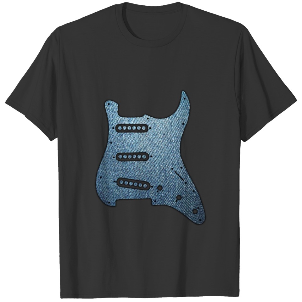 Guitar Pickguard Jeanse T-shirt