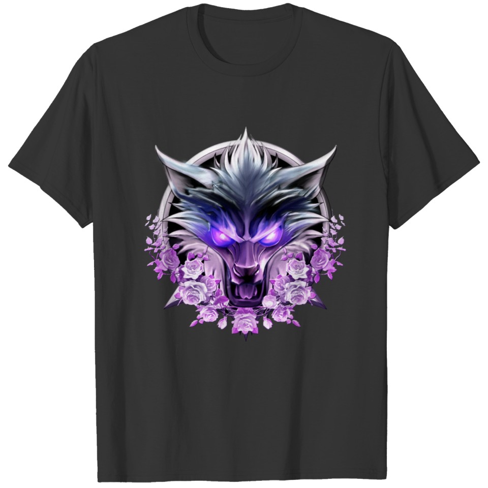 purple wolf T Shirts