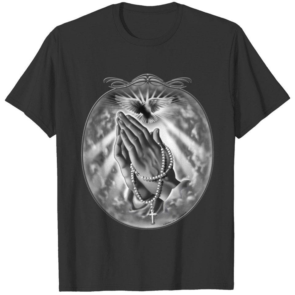 Praying Hands by RollinLow T-shirt