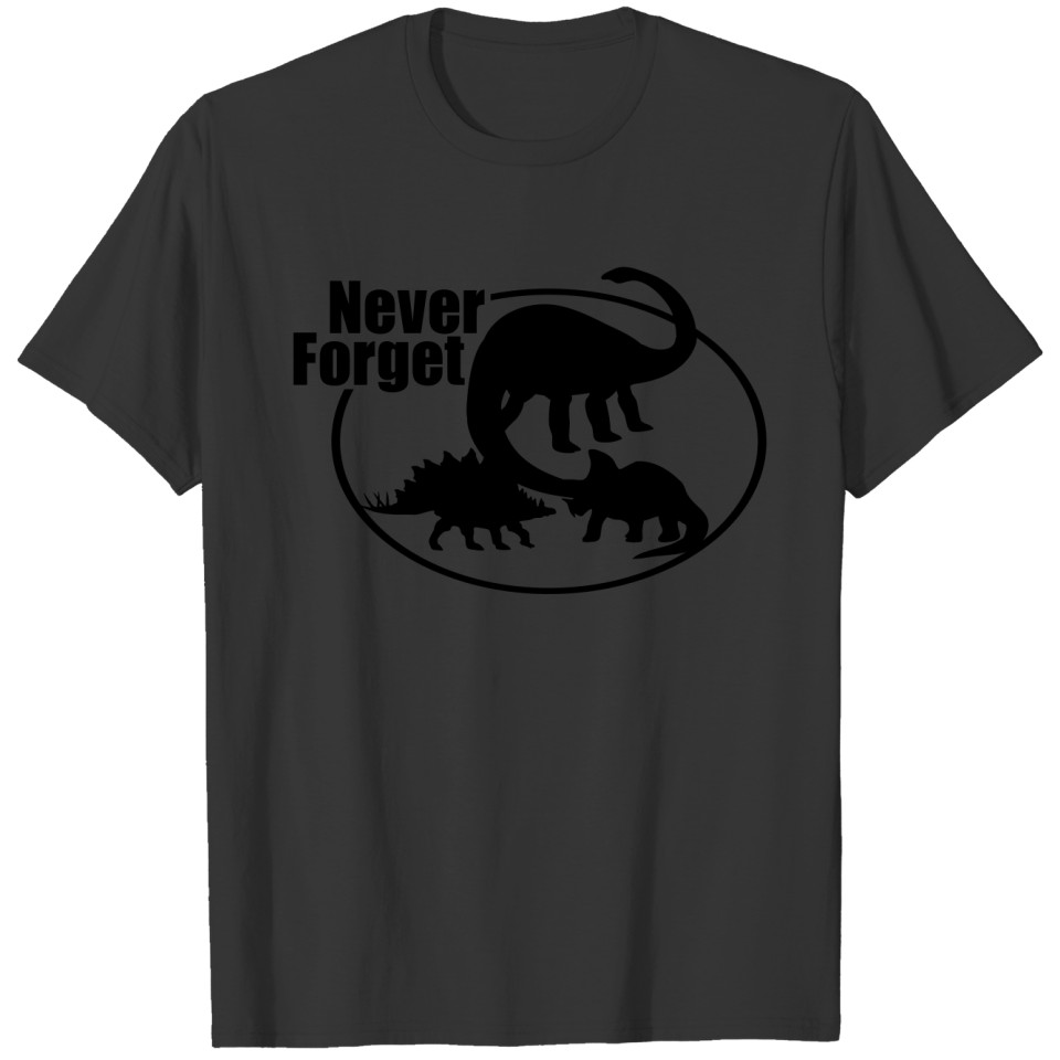 Never Forget Dinosaur T-shirt