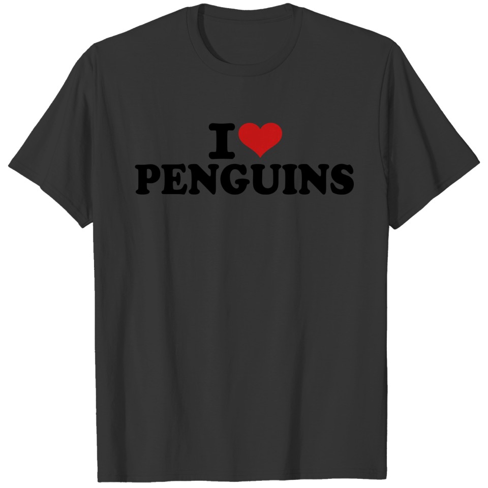 I love Penguins T Shirts