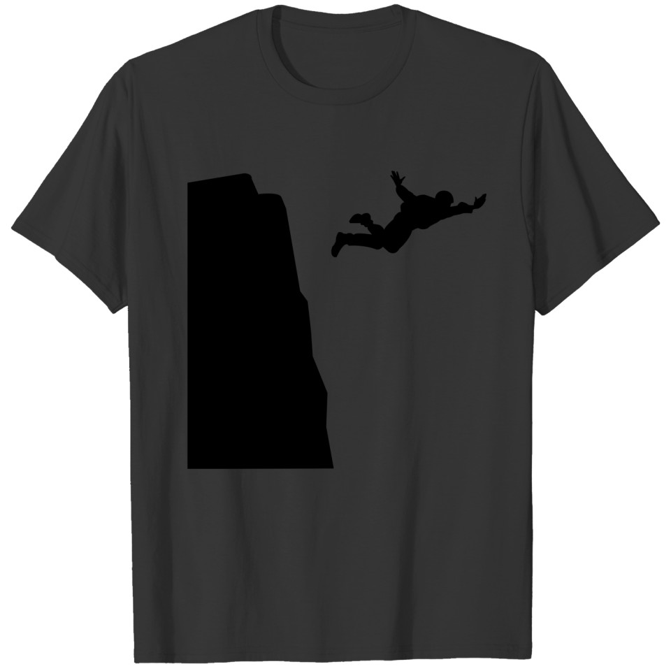 Base jumping Silhouette T-shirt