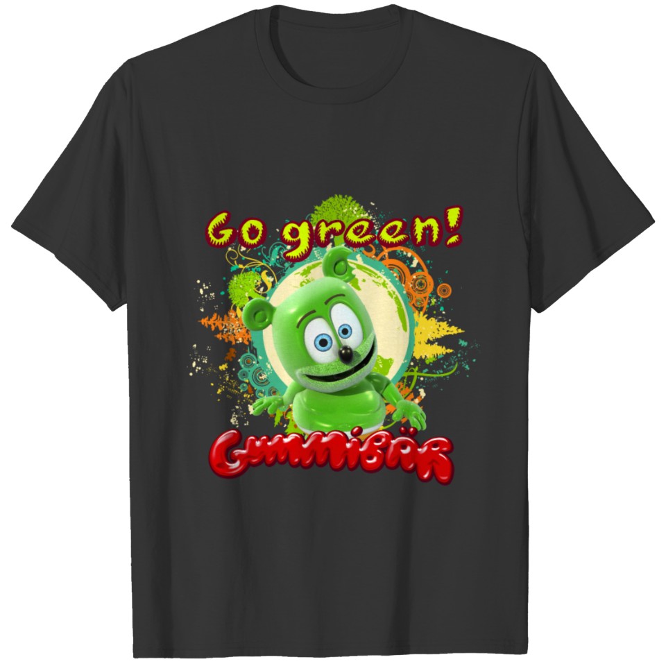 Gummibär Go Green Earth Day Trees T Shirts