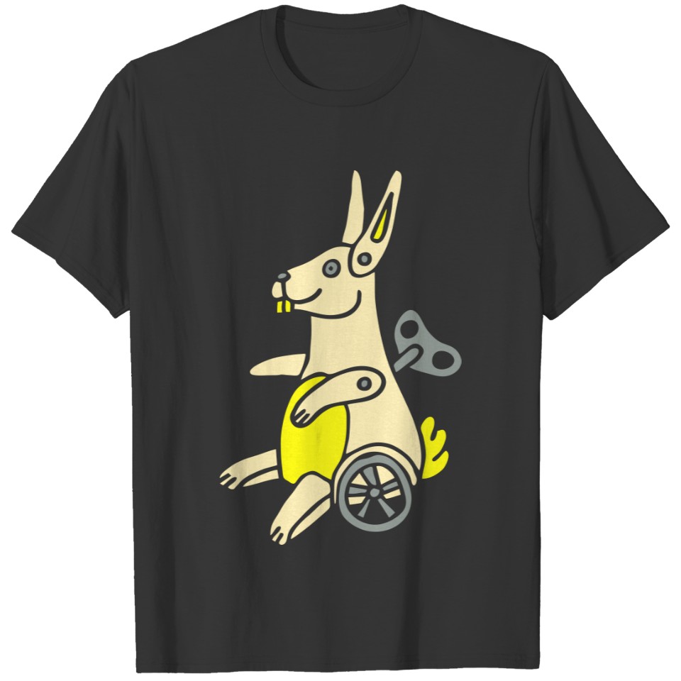 Easter Rabbit Bunny Eggs Robot Toy Mechanic Figure T-shirt