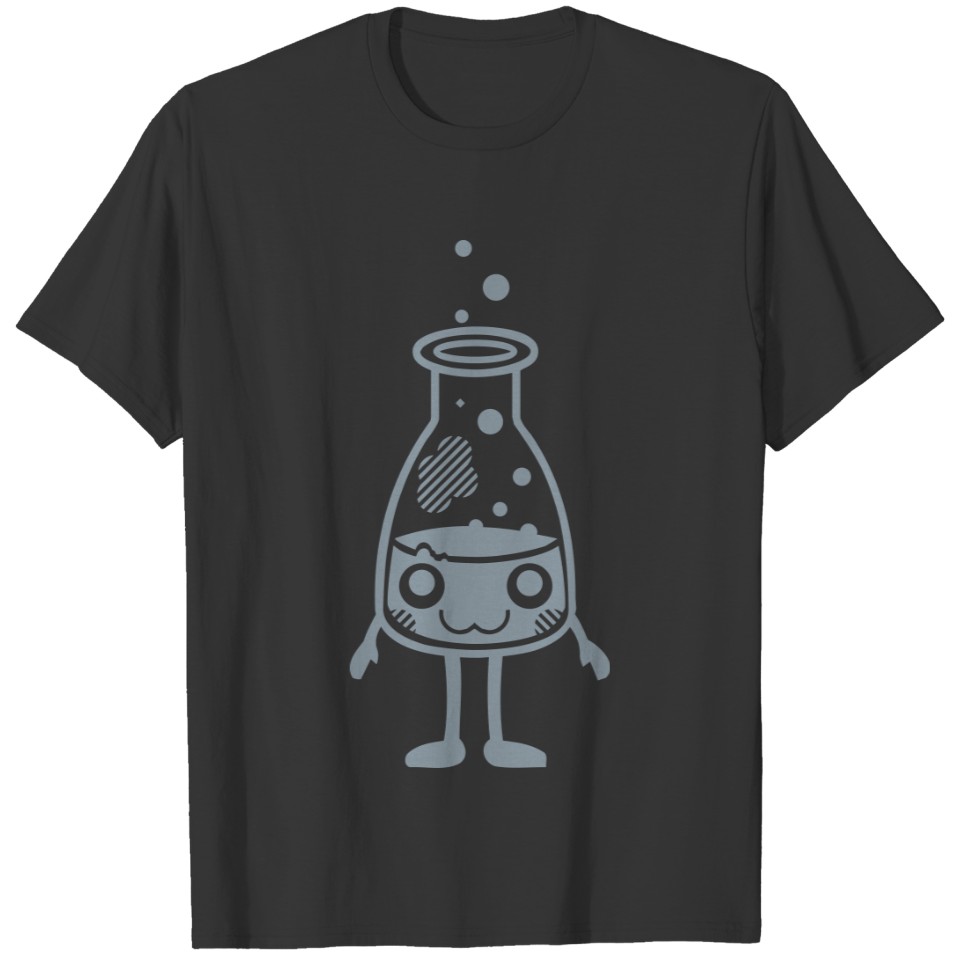 Kawaii-Designs: Erlenmeyer flask T-shirt