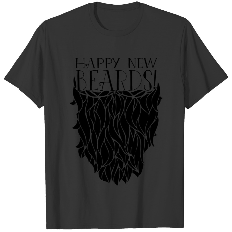 Happy New Beards 2014 T-shirt
