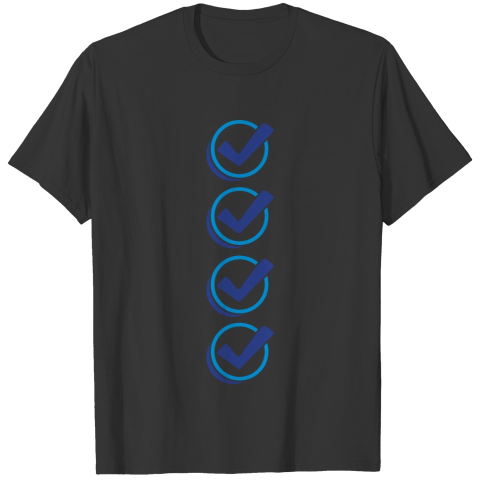 4 hook buttons T-shirt