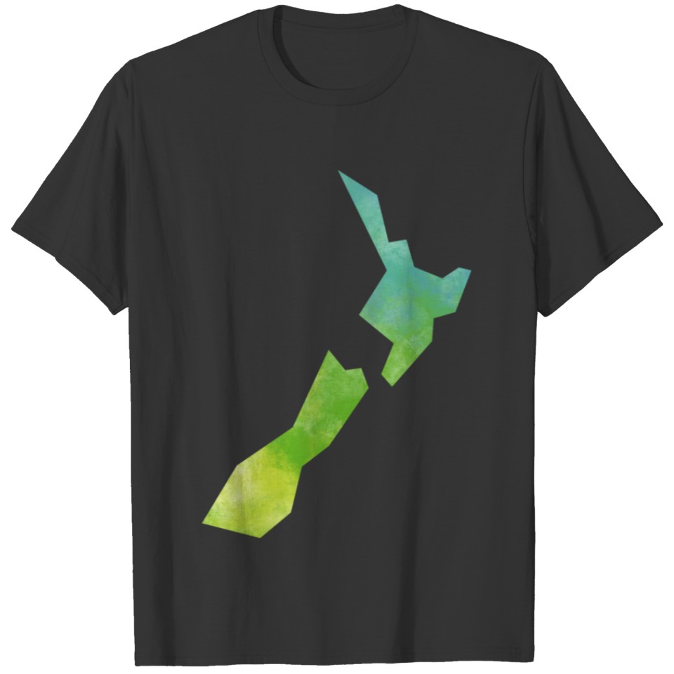 Map New Zealand T-shirt