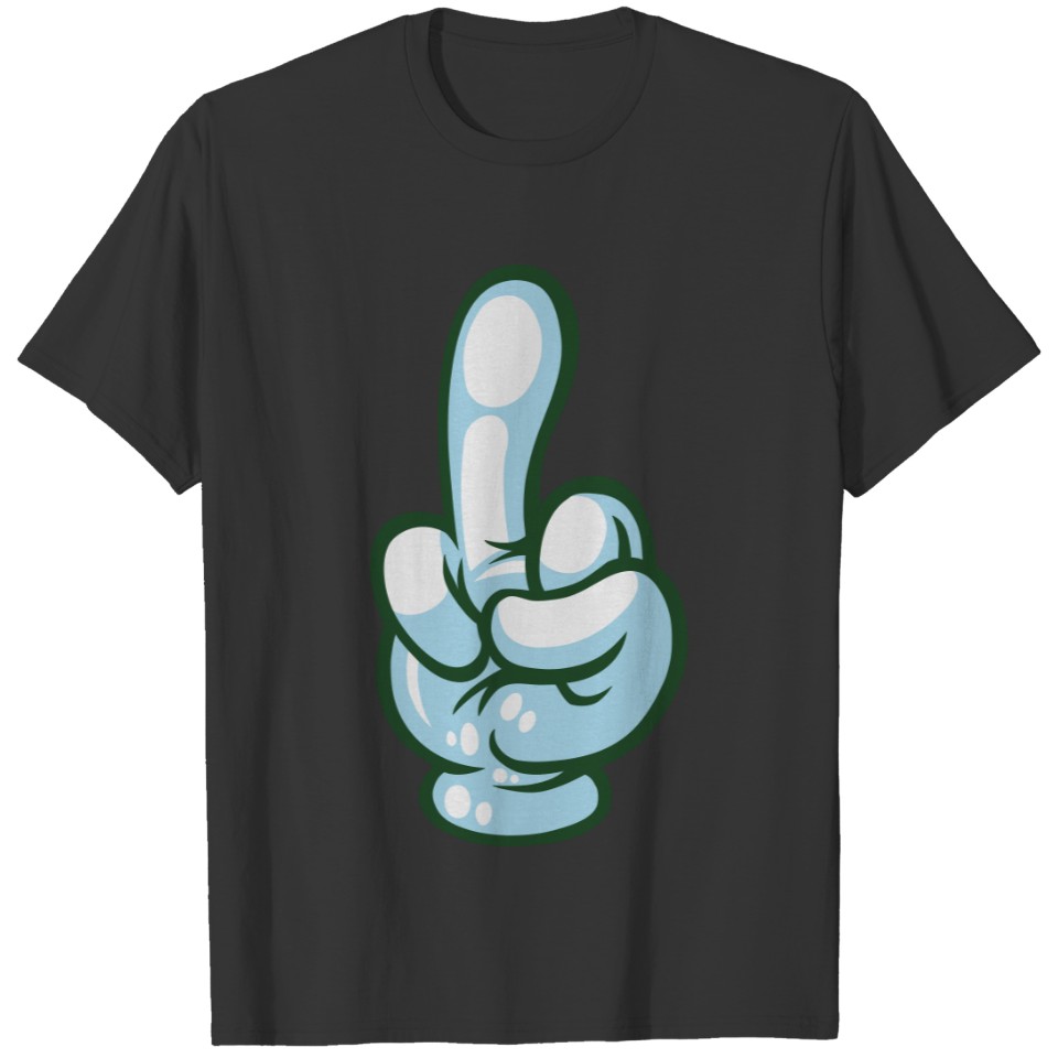 The finger cartoon flex T-shirt