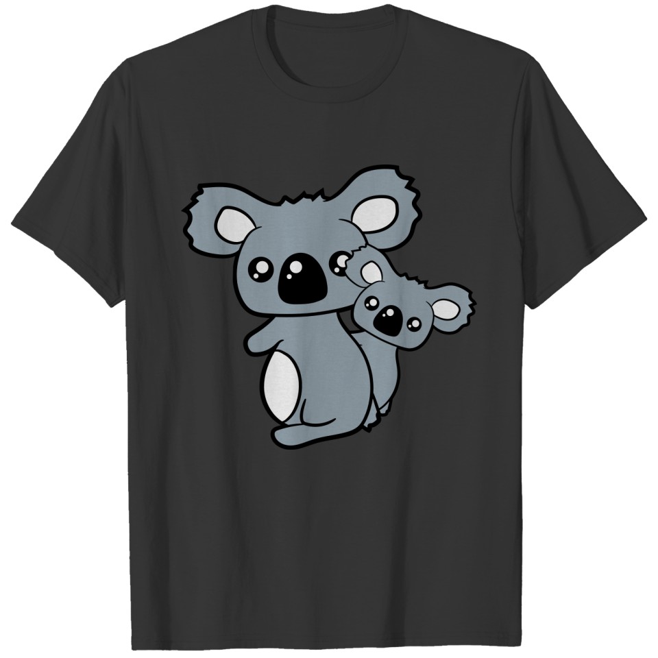 sweet little baby koala cute mamapapa child holds T Shirts