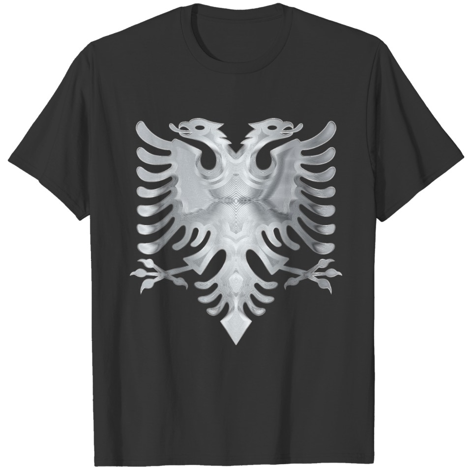 Silver Double Headed Eagle T Shirts