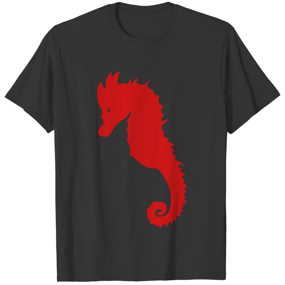 hippocampus shadow figure T-shirt