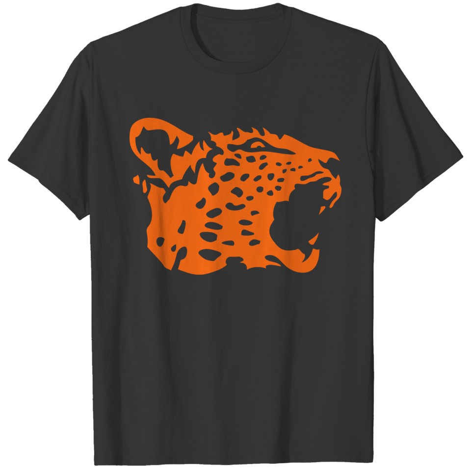 panther head wild animal profile 9109 T-shirt