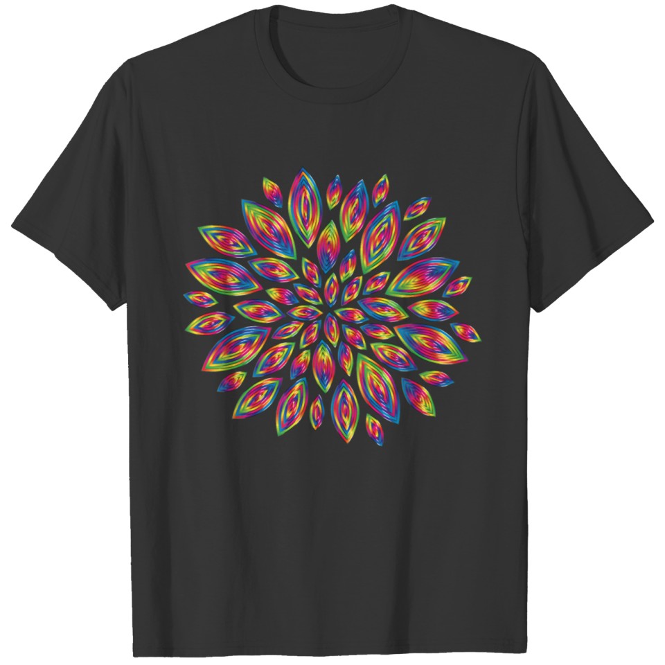 Chromatic Flower Petals 11 T-shirt