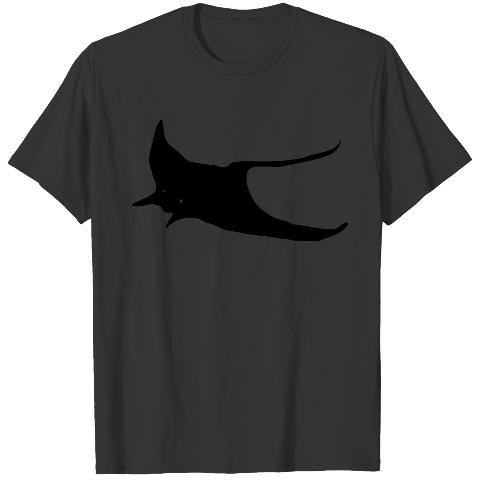 Mantarraya Swimming Silhouette T-shirt