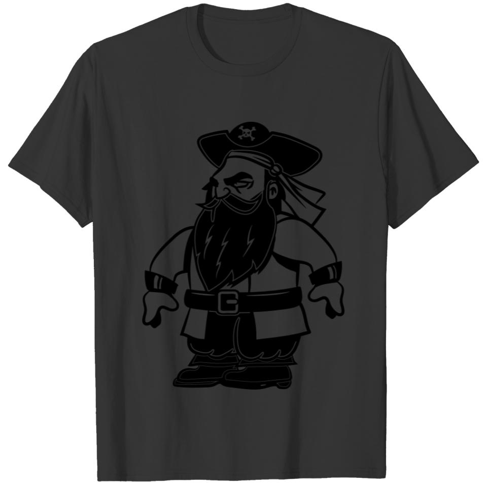 Pirate cool dreispitz funny T-shirt