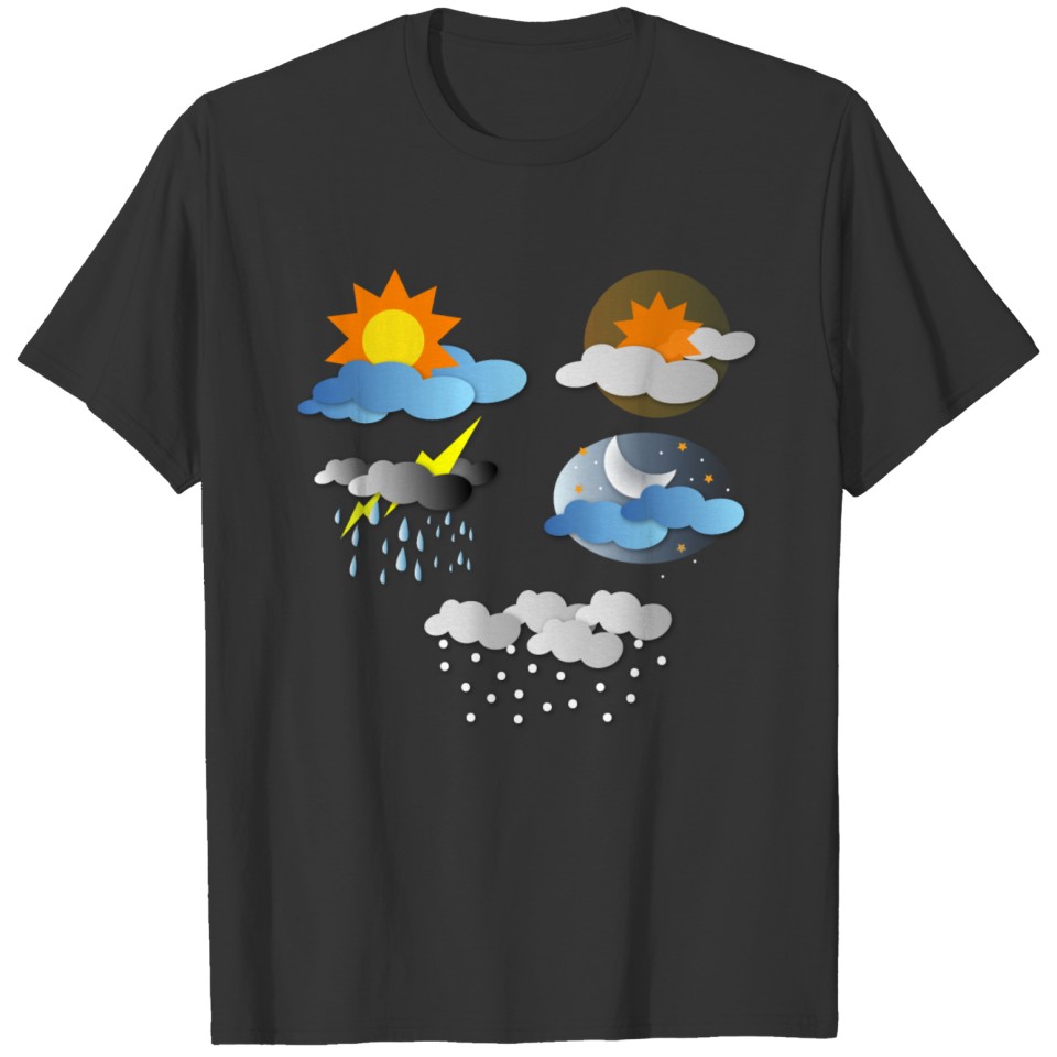 Simple Weather Icons T-shirt