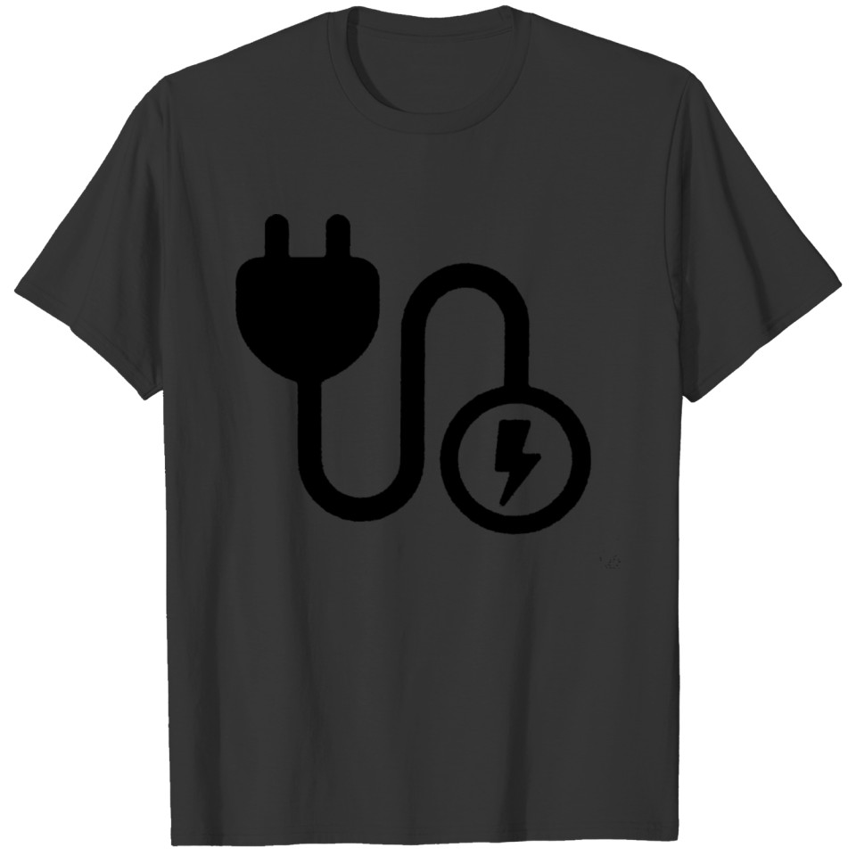Power cable T-shirt