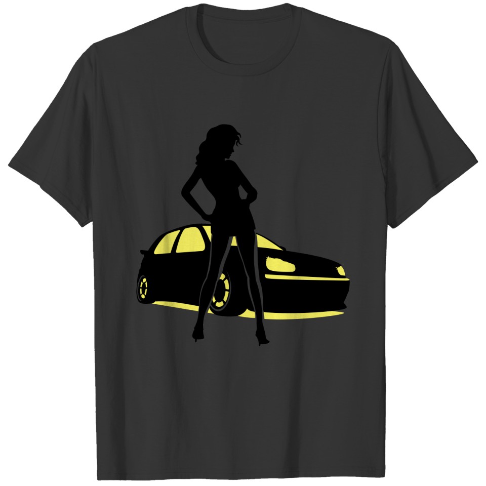 Mk3 Tuning Car Girl T Shirts