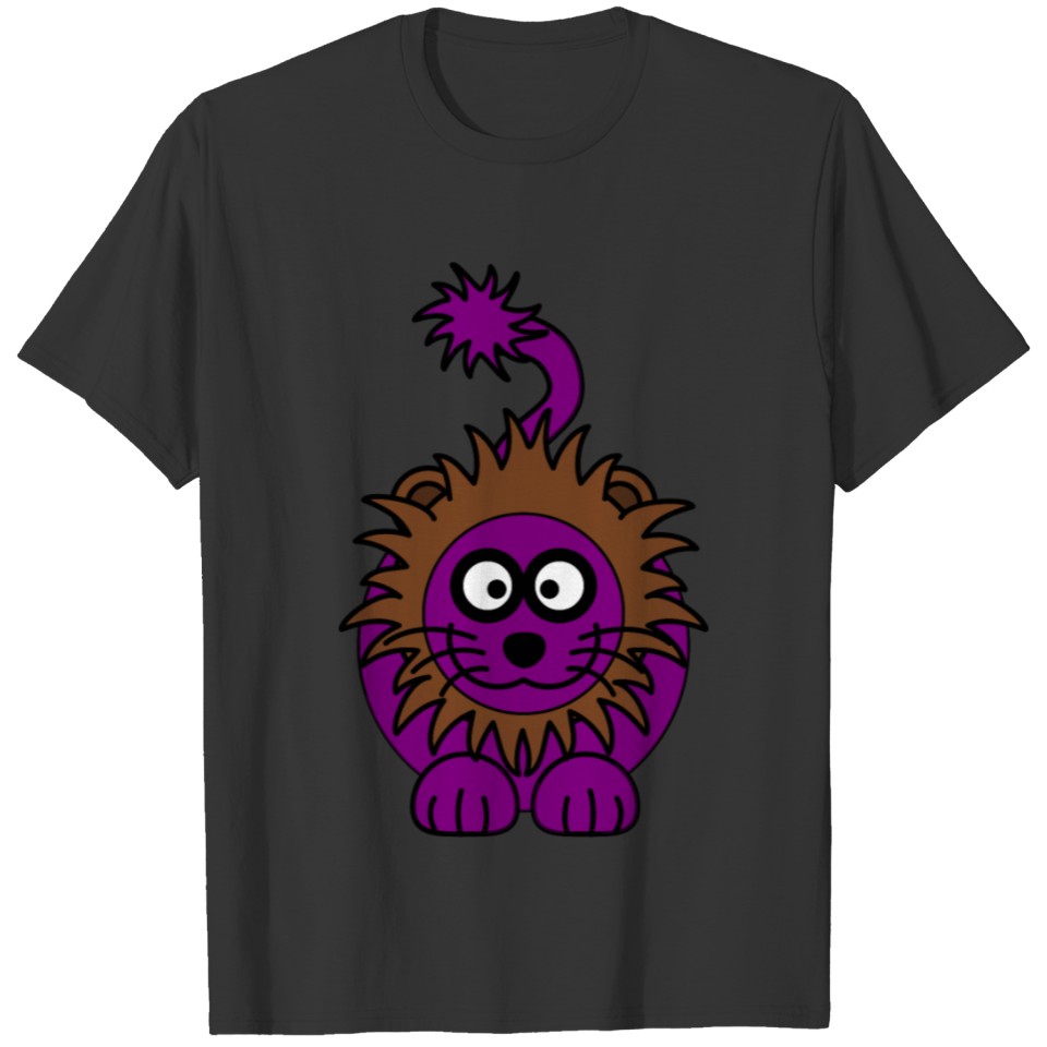 Purple Lion T Shirts